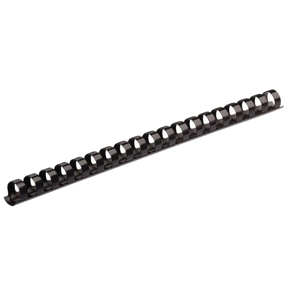 fellowes-5330702-anneaux-plastiques-8-mm-noir-pack-de-25 image 1