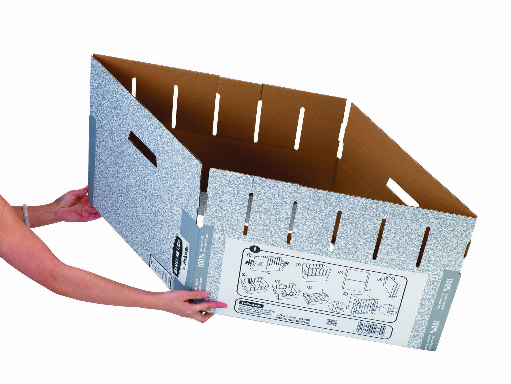 fellowes-bankers-box-system-module-de-rangement-4-tiroirs-gris image 6