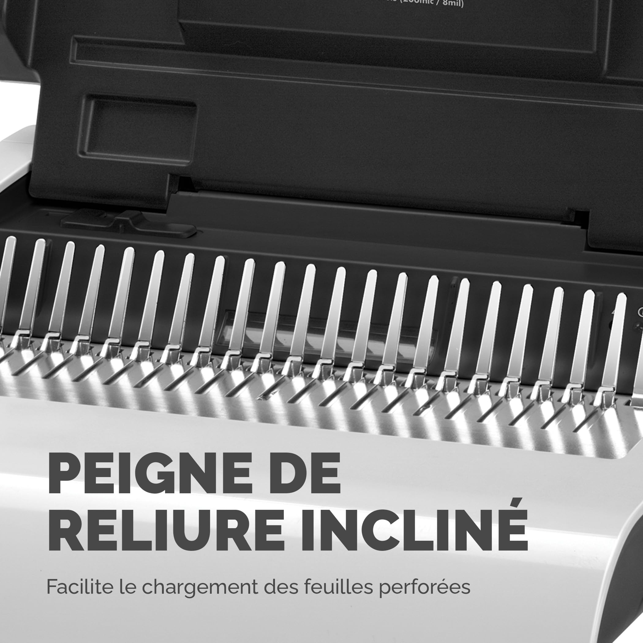fellowes-pulsar-e-machine-relier-lectrique-anneaux-m-talliques-300-feuilles-blan image 3