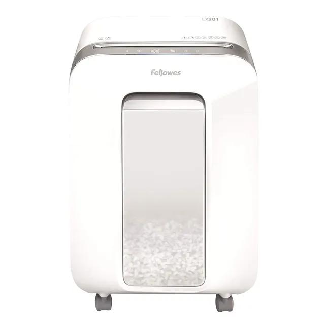 fellowes-powershred-lx30m-destructeur-coupe-micro-12-feuilles-22-l-blanc image 1
