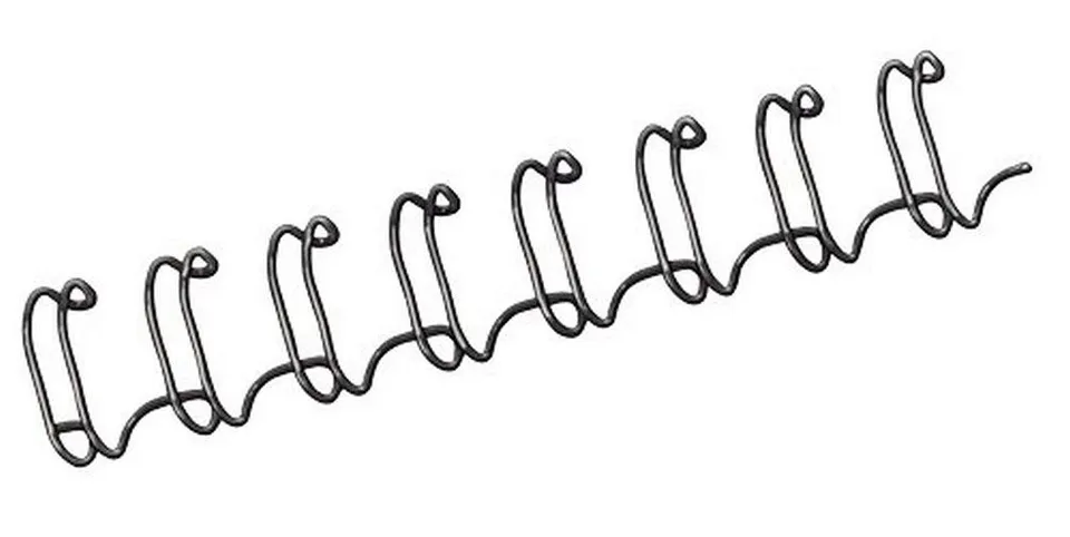 fellowes-peignes-anneaux-m-tal-34-boucles-6-4-mm-noir-bo-te-de-100 image 1
