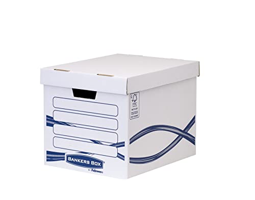 bankers-box-fellowes-basic-grand-conteneur-archivage-bleu-blanc-lot-de-10 image 3