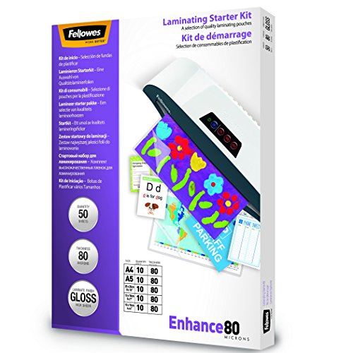 fellowes-5328102-kit-de-plastification-50-pochettes-brillant-80-microns image 5