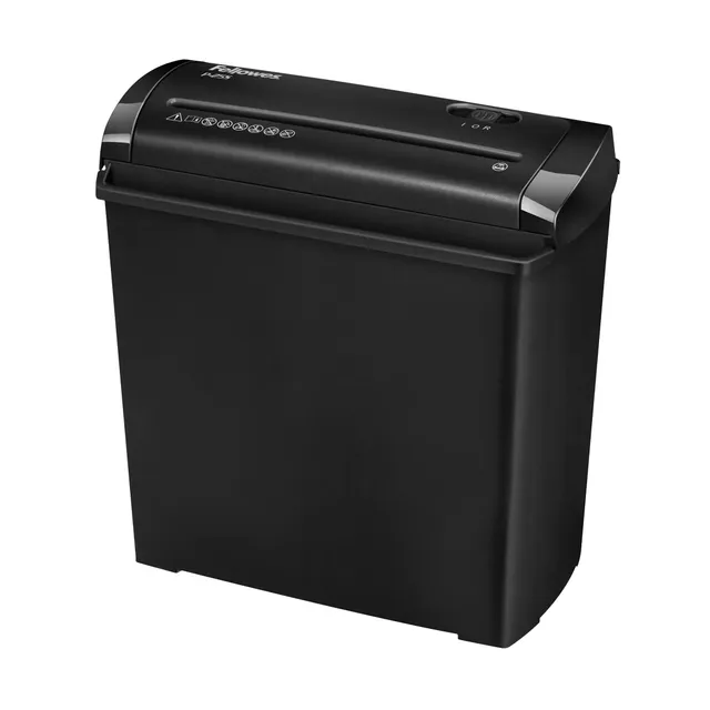 fellowes-powershred-p-25s-destructeur-coupe-droite-5-feuilles-11l-p1-noir image 1