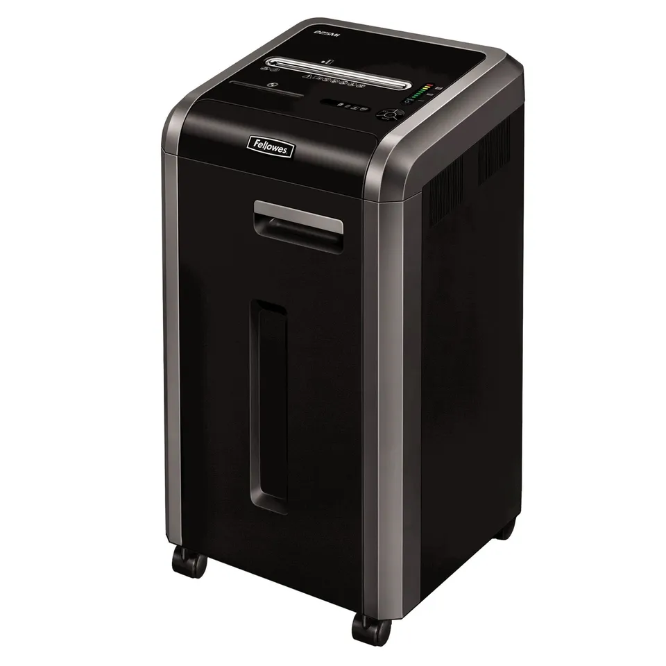 fellowes-powershred-225mi-destructeur-de-documents-microshred-14-feuilles-noir image 1