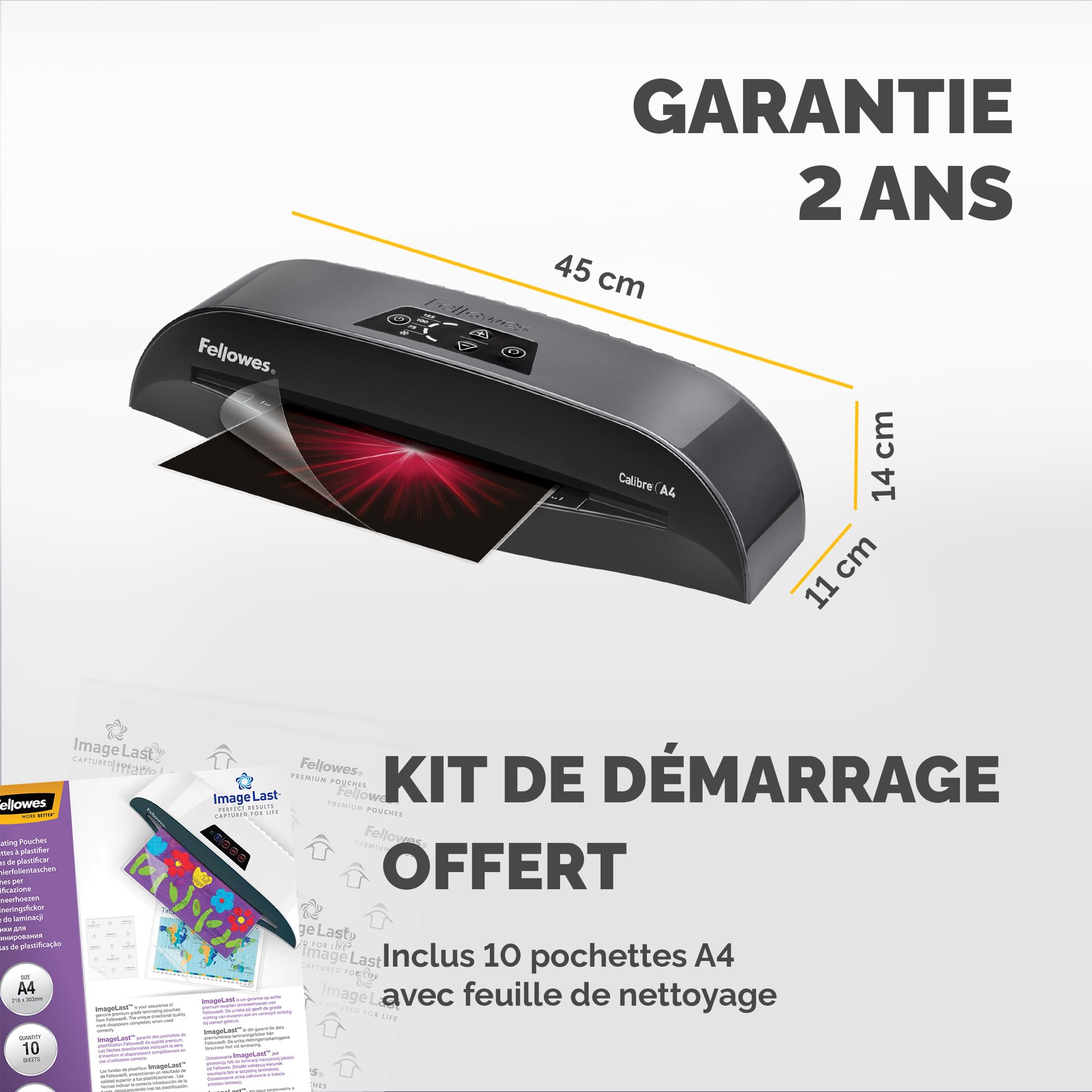 fellowes-calibre-plastifieuse-a4-125-microns-10-pochettes image 8
