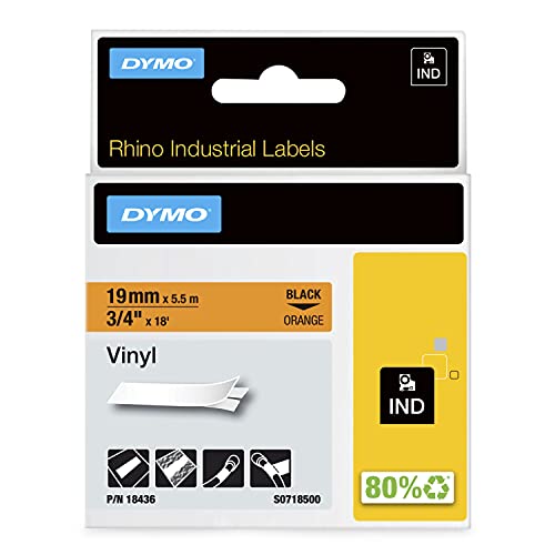 dymo-rhino-ruban-vinyle-19-mm-orange image 5
