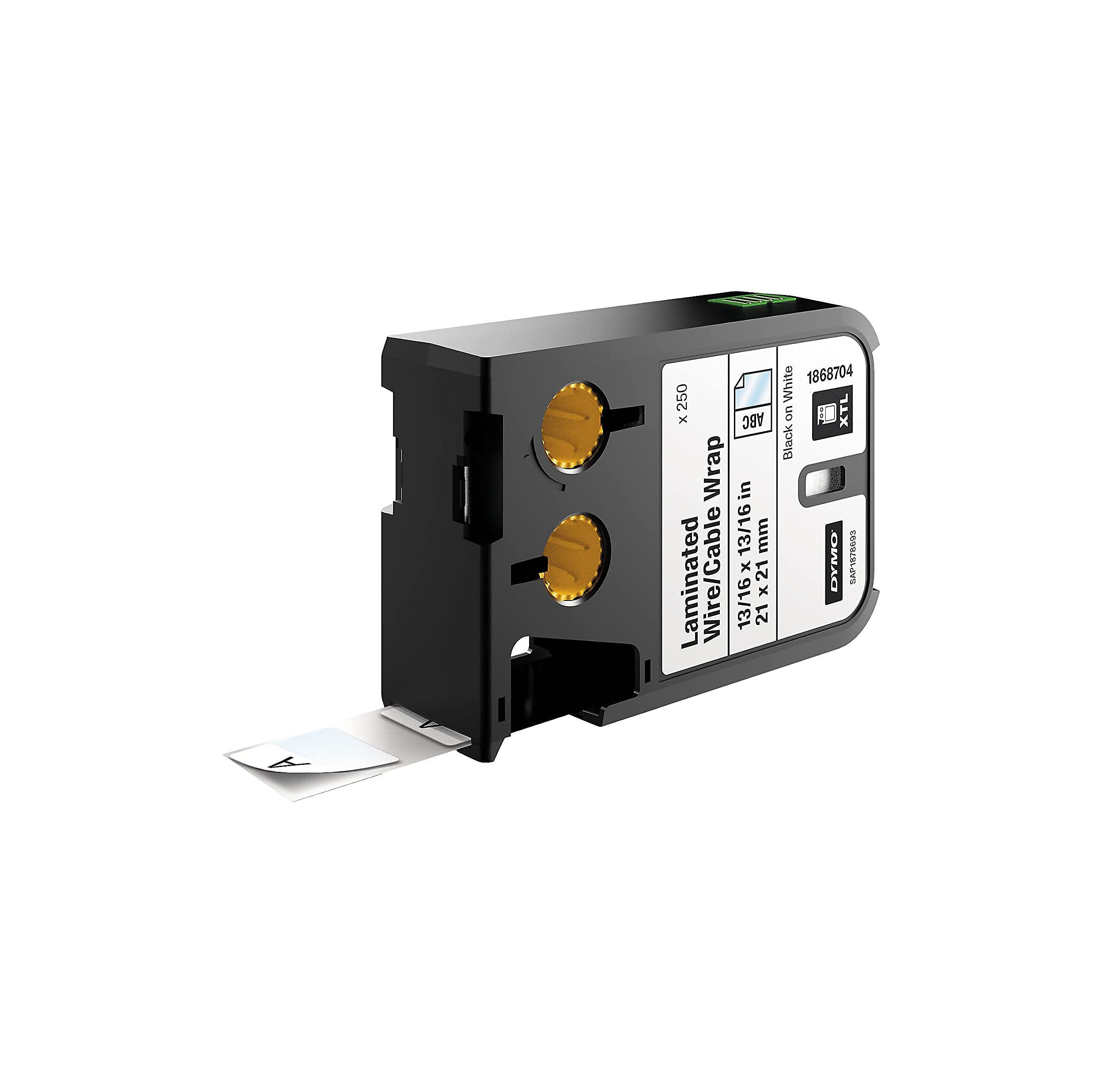 dymo-xtl-tiquettes-gaine-c-ble-21-x-39-mm-noir-sur-blanc-pack-de-150 image 6