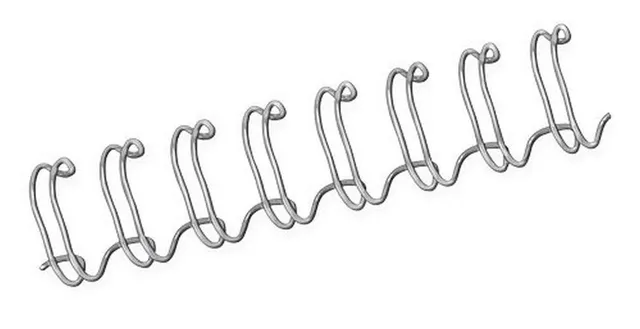 fellowes-54451-anneaux-m-tal-8-mm-argent-bo-te-de-100 image 1