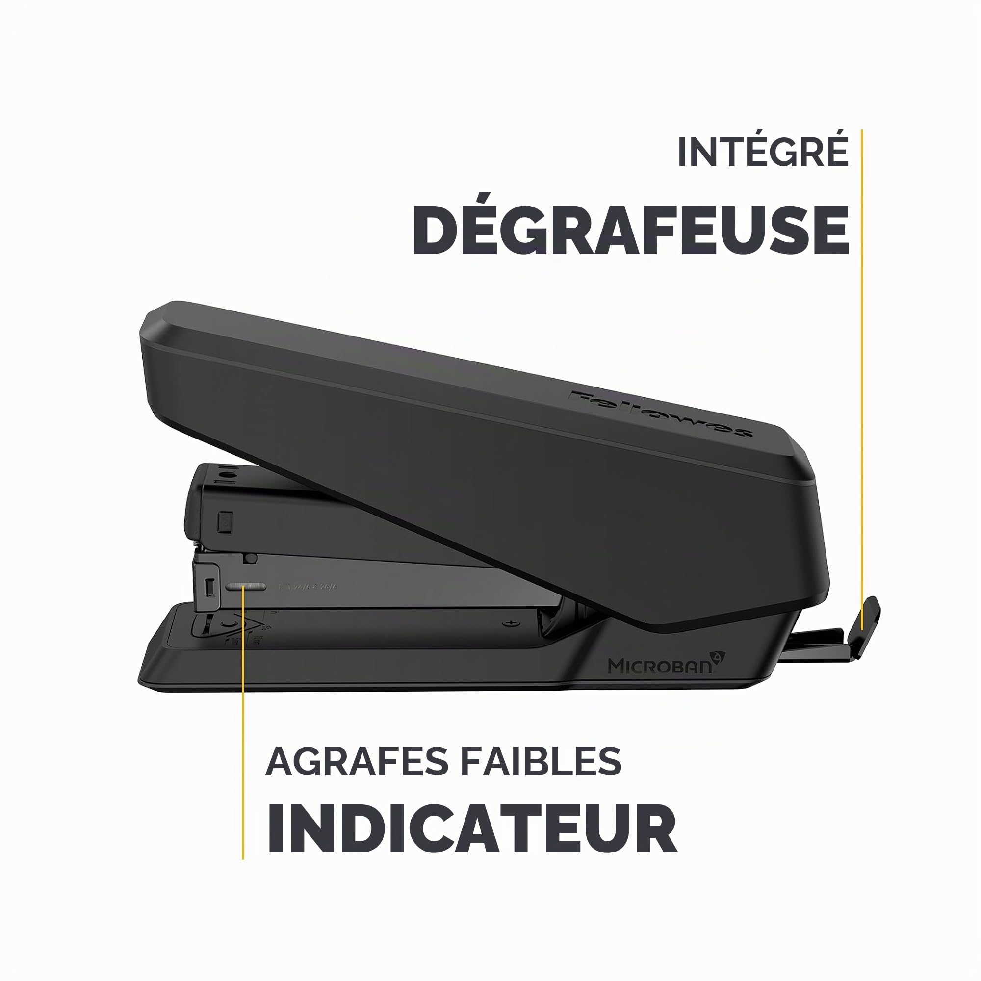 fellowes-lx850-easypress-agrafeuse-pleine-bande-25-feuilles-noir image 5
