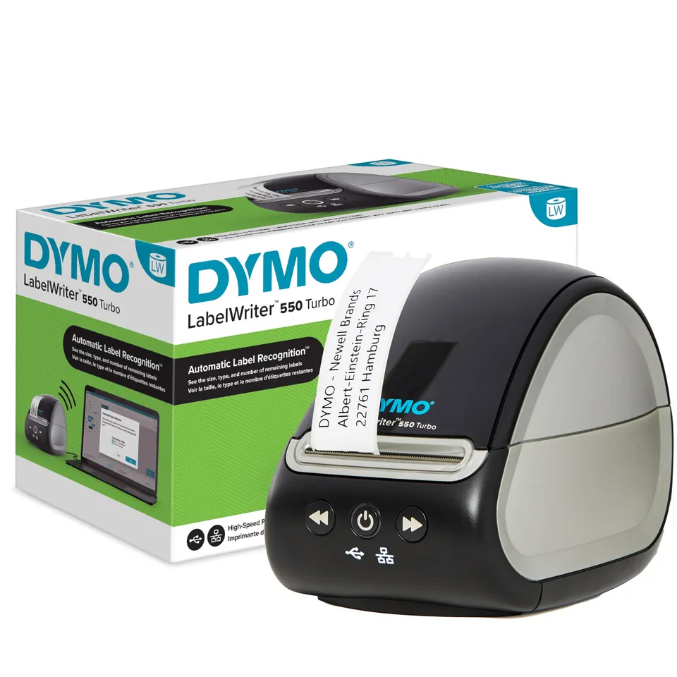 dymo-labelwriter-550-turbo-imprimante-d-tiquettes-thermique-directe-lan-reconnai image 1
