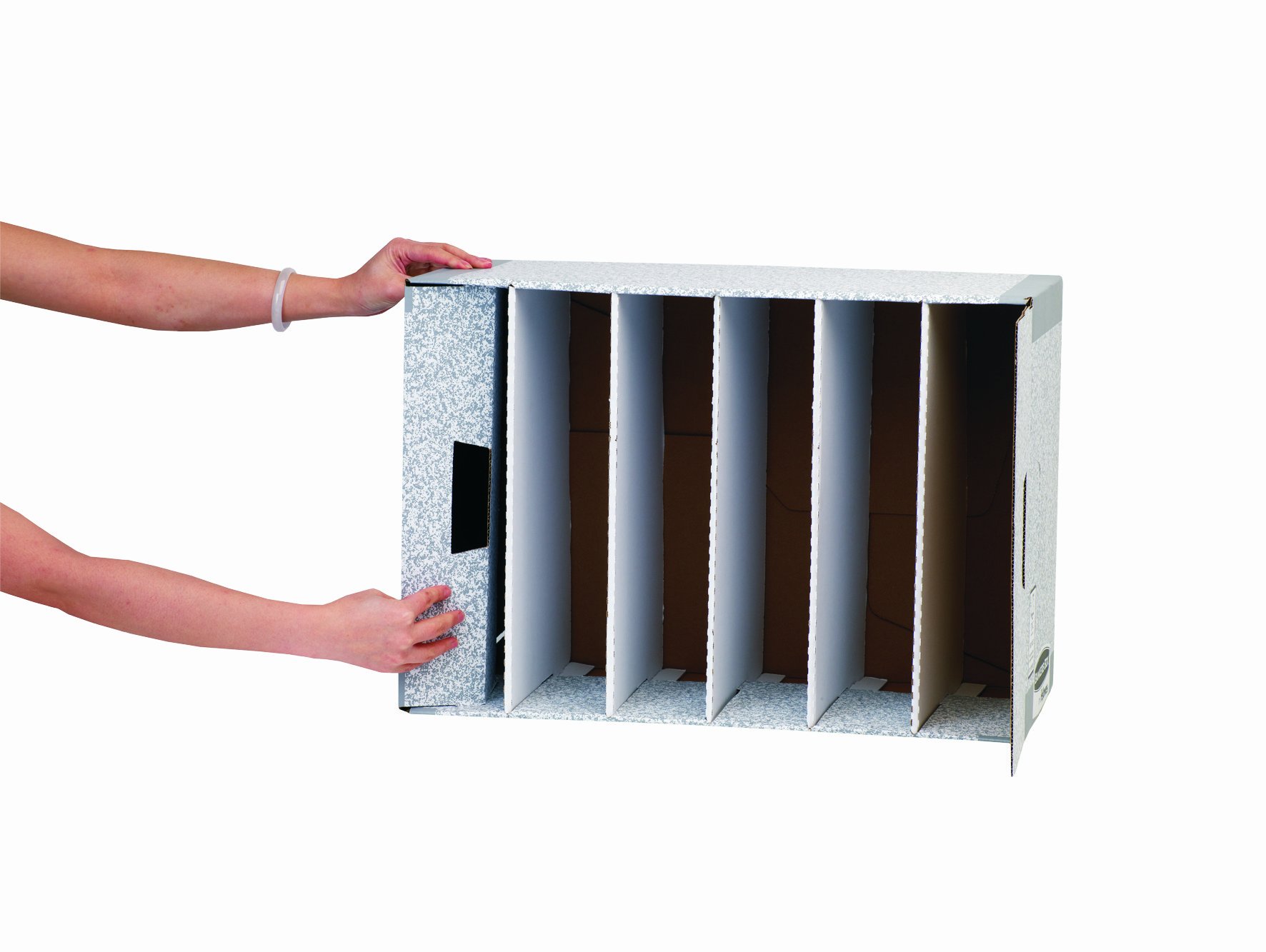 fellowes-bankers-box-system-module-de-rangement-4-tiroirs-gris image 4