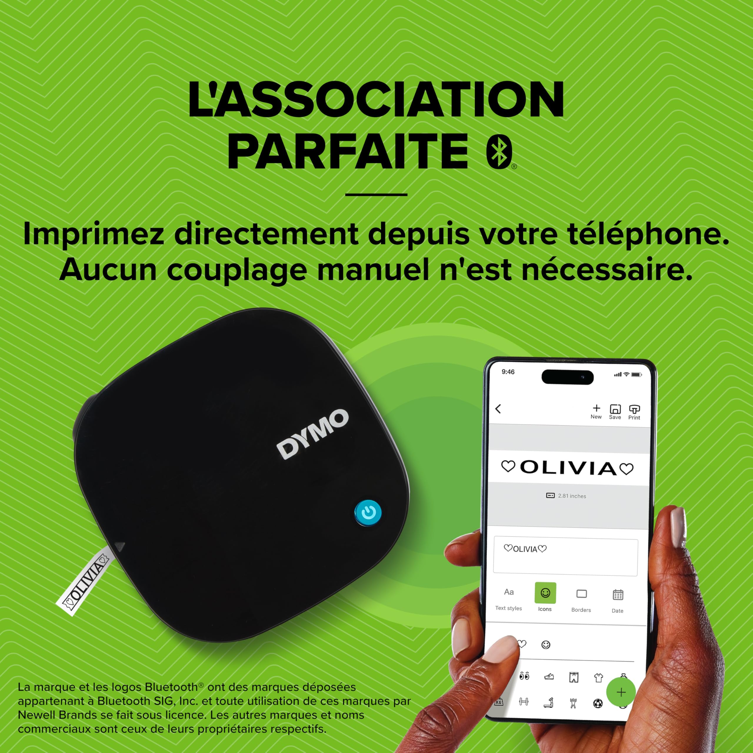 dymo-letratag-200b-tiqueteuse-bluetooth-noire-ruban-papier-12-mm image 3