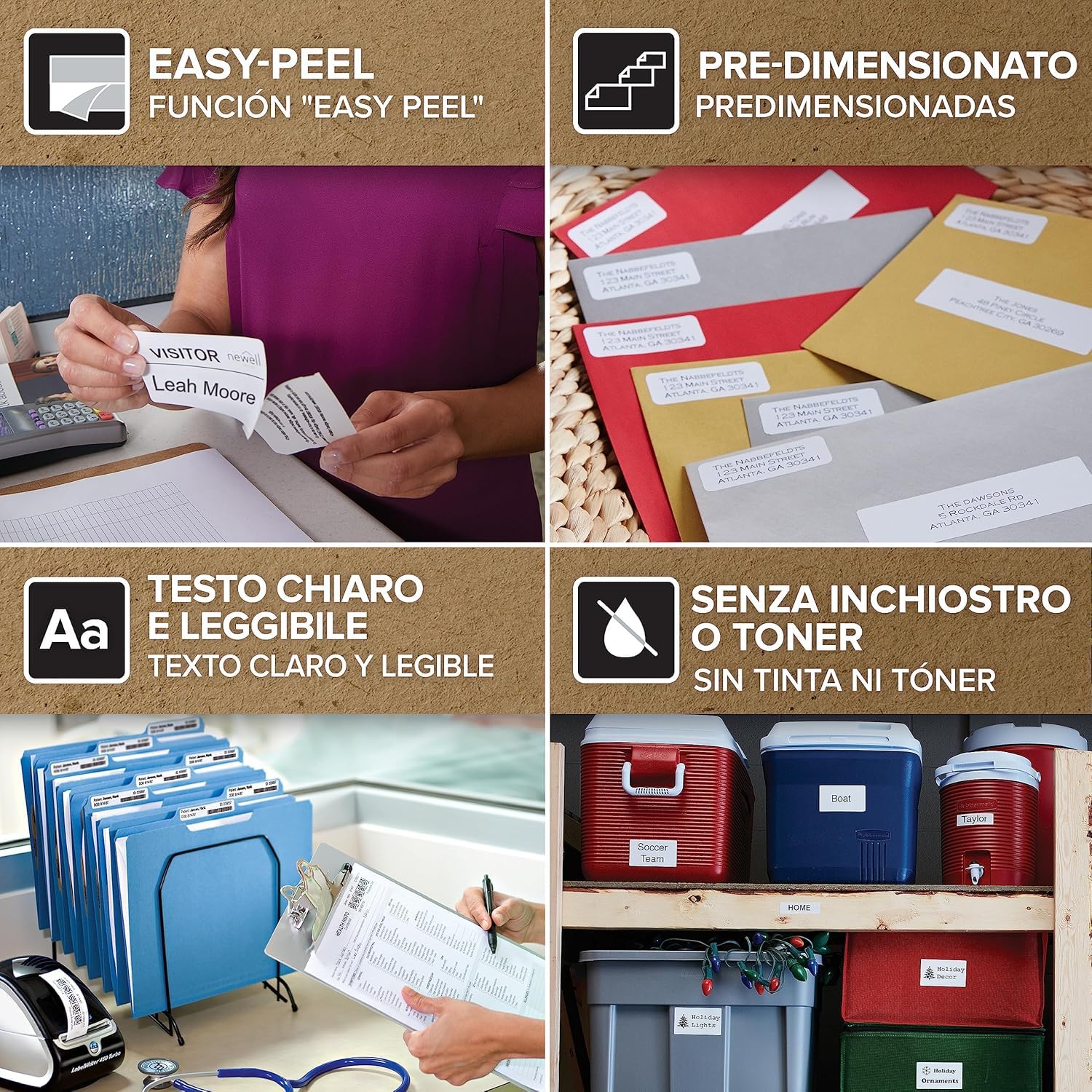 dymo-labelwriter-tiquettes-d-exp-dition-haute-capacit-102-x-59-mm-assortiment-co image 5