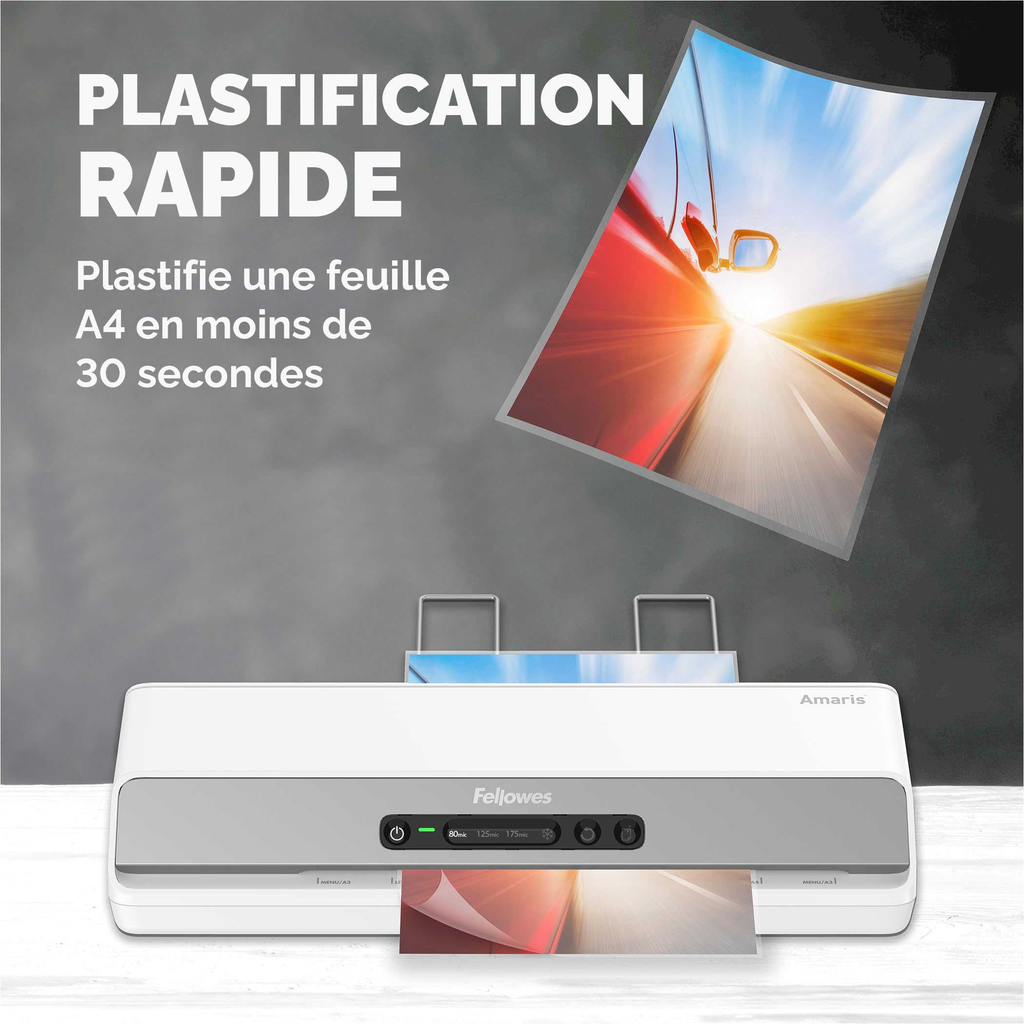 fellowes-amaris-a3-plastifieuse-80-175-microns-instaheat image 2