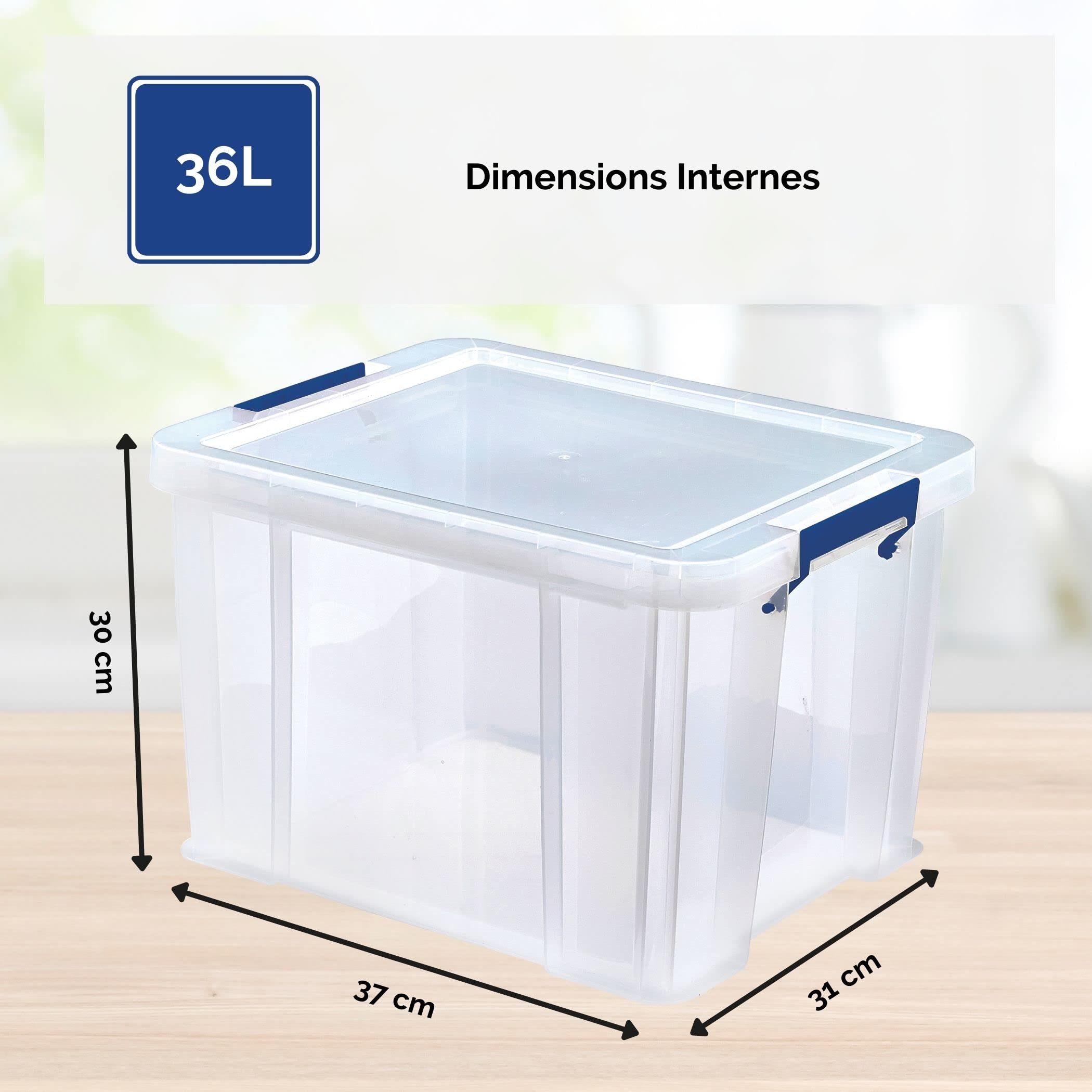bankers-box-prostore-bo-te-de-rangement-36-l-30-x-37-x-31-cm-transparent-avec-co image 3