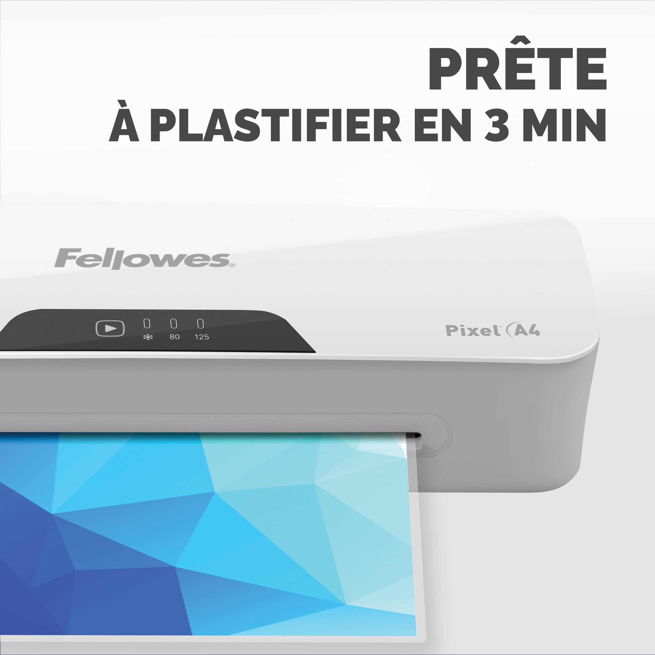 fellowes-pixel-plastifieuse-a4-125-microns-10-pochettes image 2
