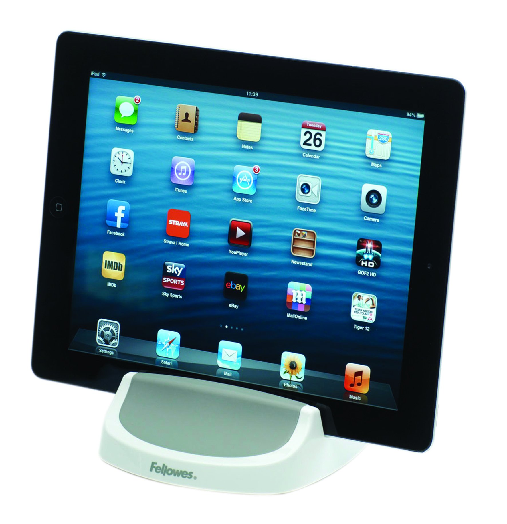 fellowes-i-spire-porte-copie-ergonomique-3-en-1-blanc-gris image 2