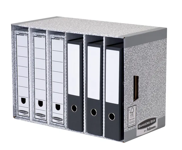 fellowes-bankers-box-system-module-de-rangement-4-tiroirs-gris image 1