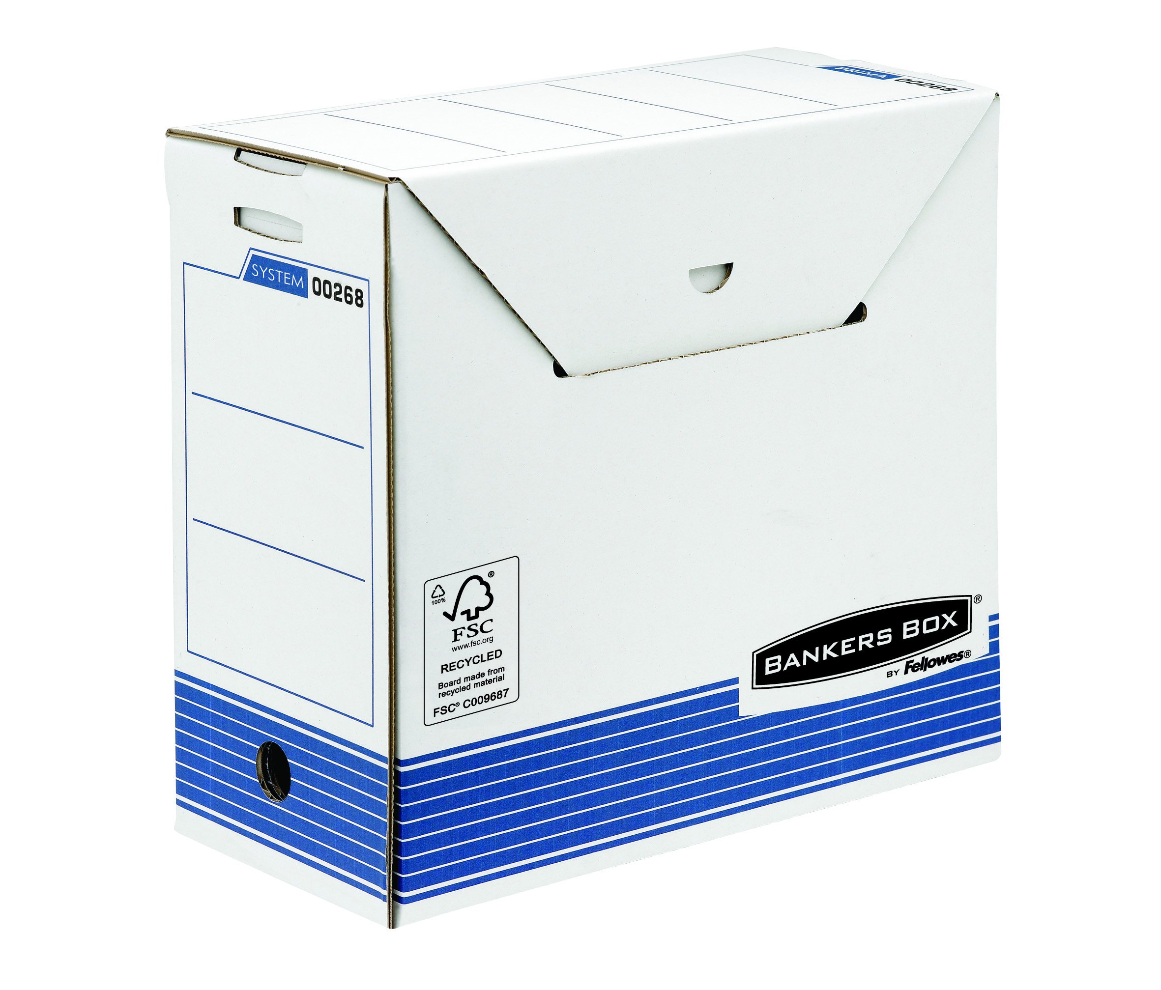 fellowes-bankers-box-system-bo-tes-archives-folio-120-mm-gris-lot-de-10 image 3