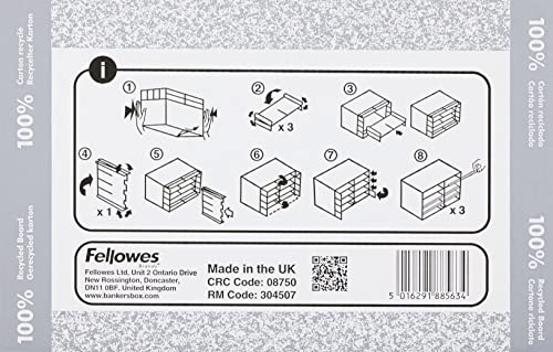 fellowes-bankers-box-system-trieur-bureau-8-compartiments-gris image 7
