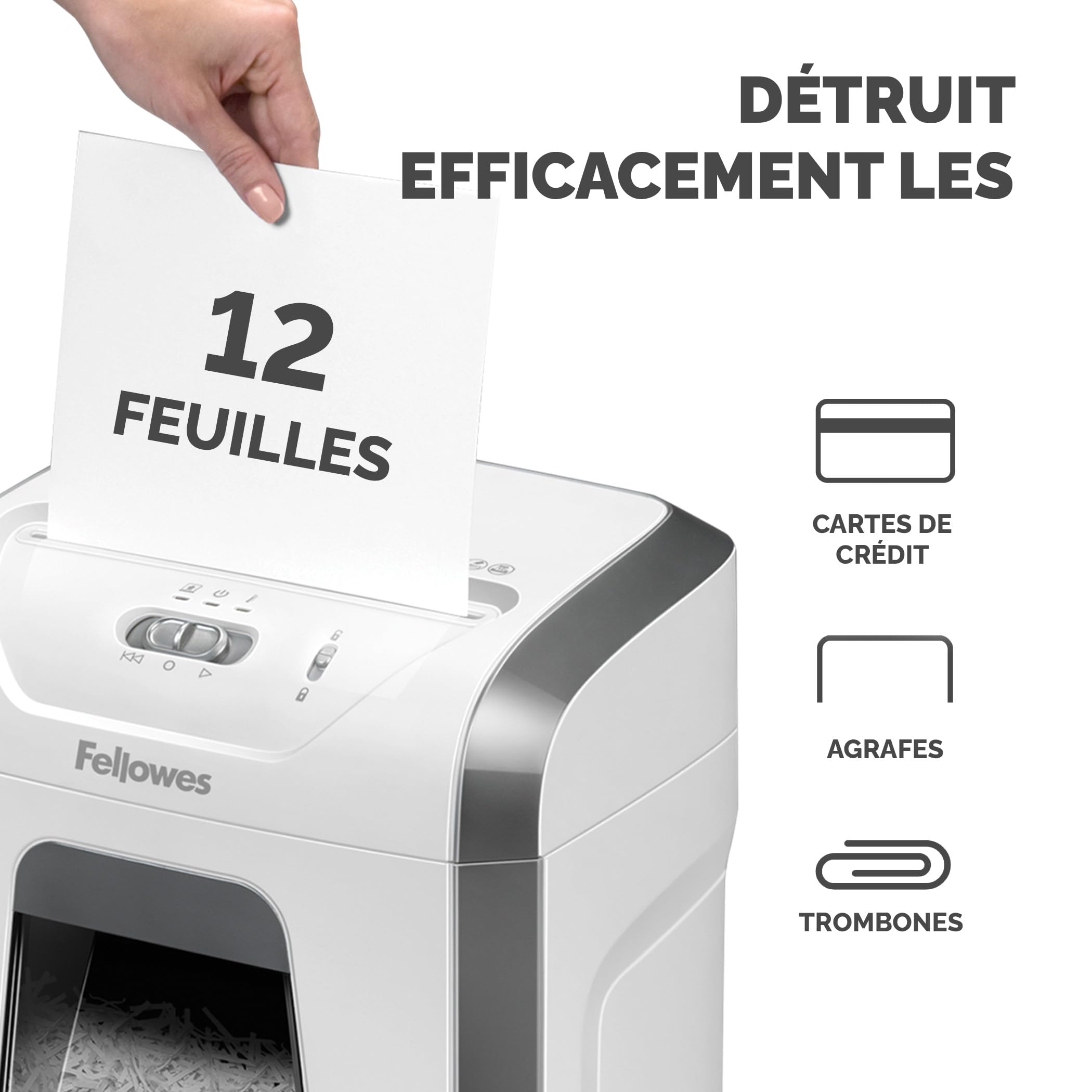 fellowes-powershred-fs-12c-destructeur-coupe-crois-e-12-feuilles-19-l image 3