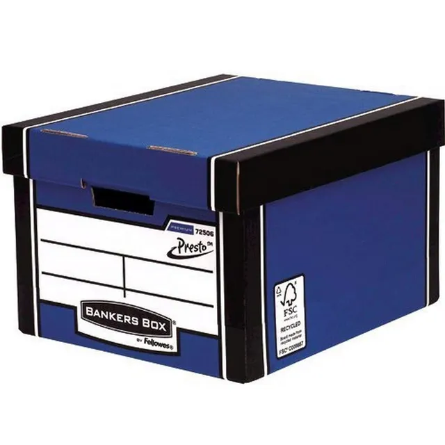 fellowes-bankers-box-premium-presto-montage-automatique-bleu image 1