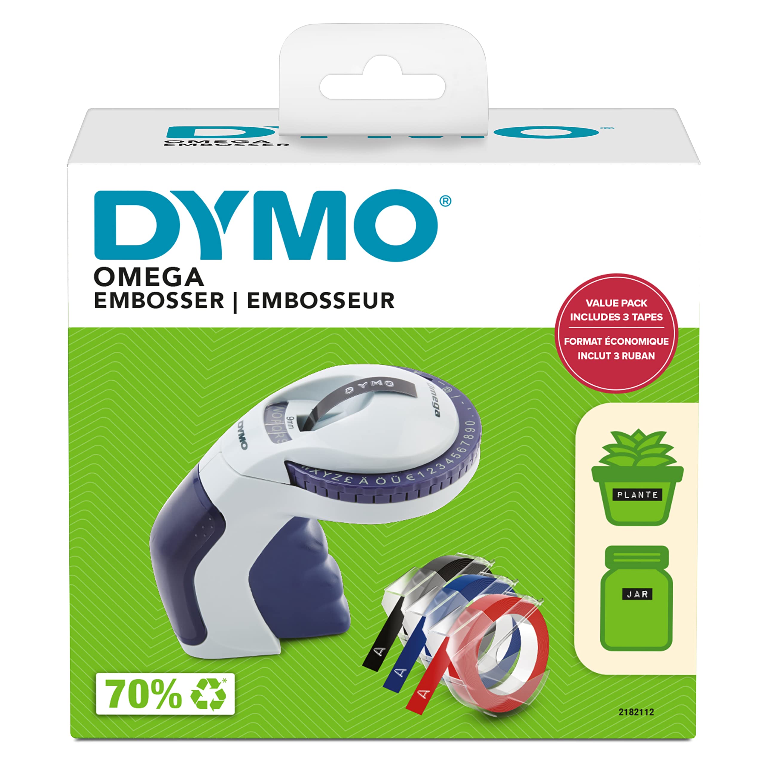 dymo-omega-tiqueteuse-molette-9-mm-3-rubans image 8