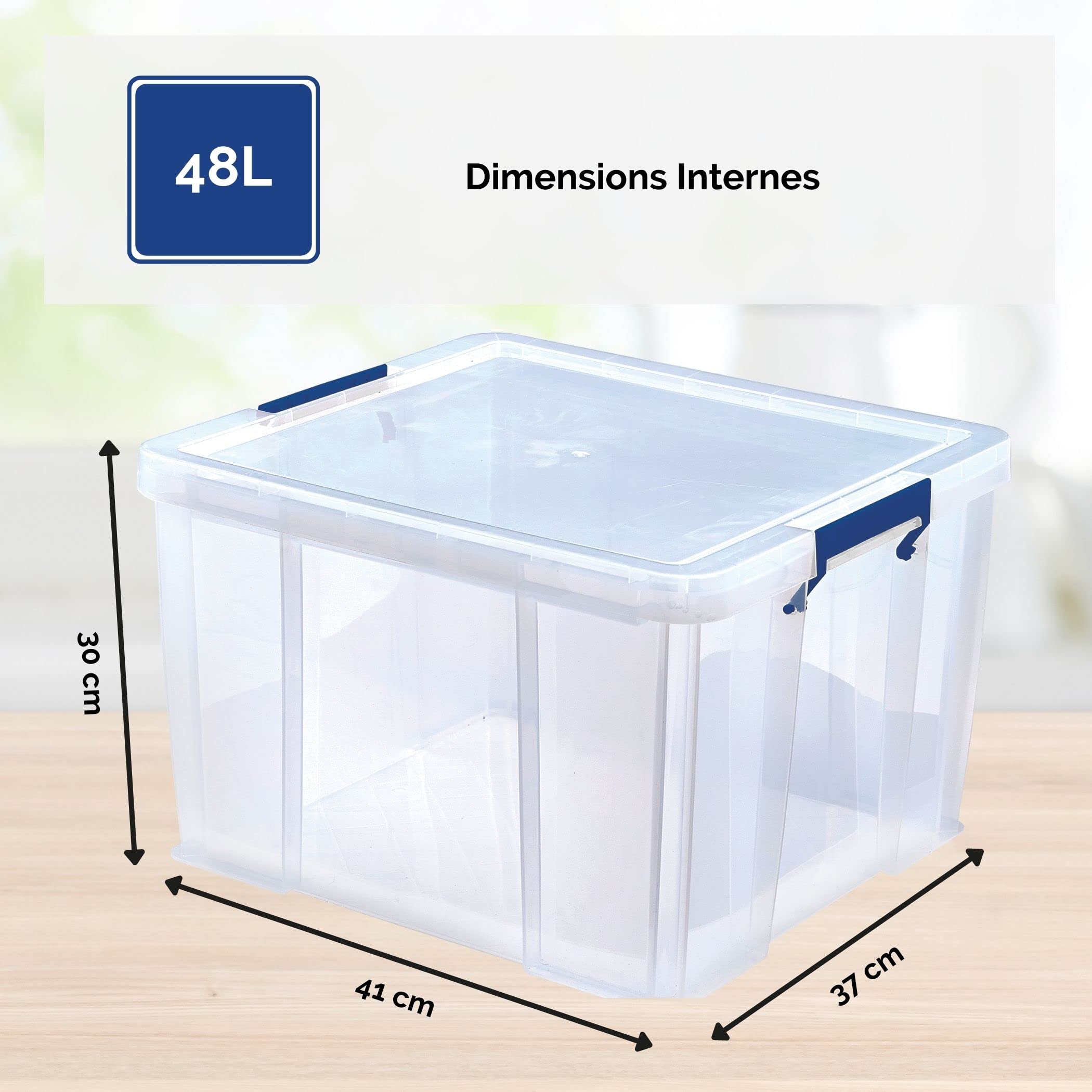 fellowes-bankers-box-prostore-bo-te-de-rangement-48-l-transparente image 3
