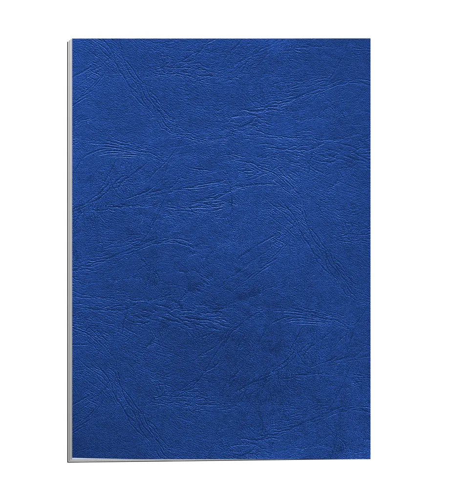 fellowes-couverture-pour-reliure-a4-grain-cuir-250-g-m-pack-de-25-bleu-royal image 1