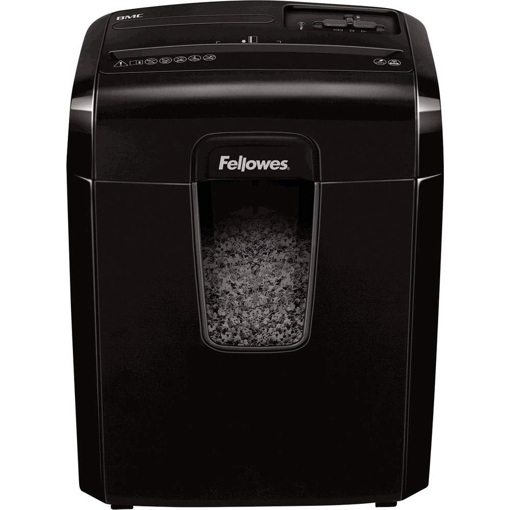 fellowes-powershred-8mc-destructeur-micro-coupe-8-feuilles-14l-noir image 1