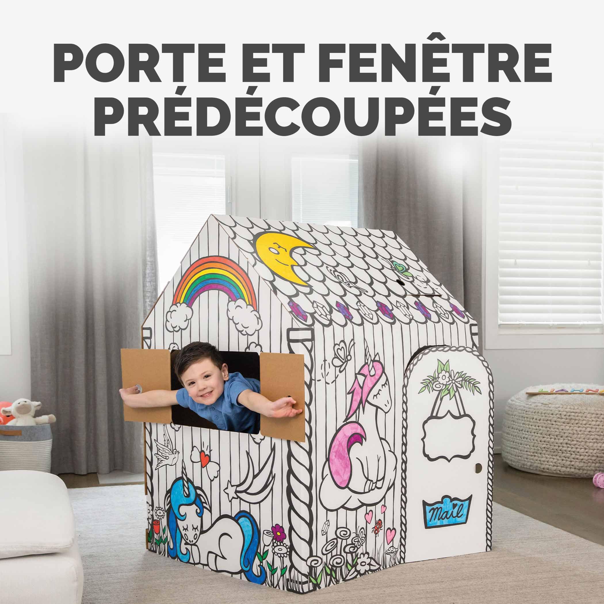 bankers-box-maison-de-jeu-licorne-xxl-carton-colorier-81-3x96-5x121-3-cm image 8
