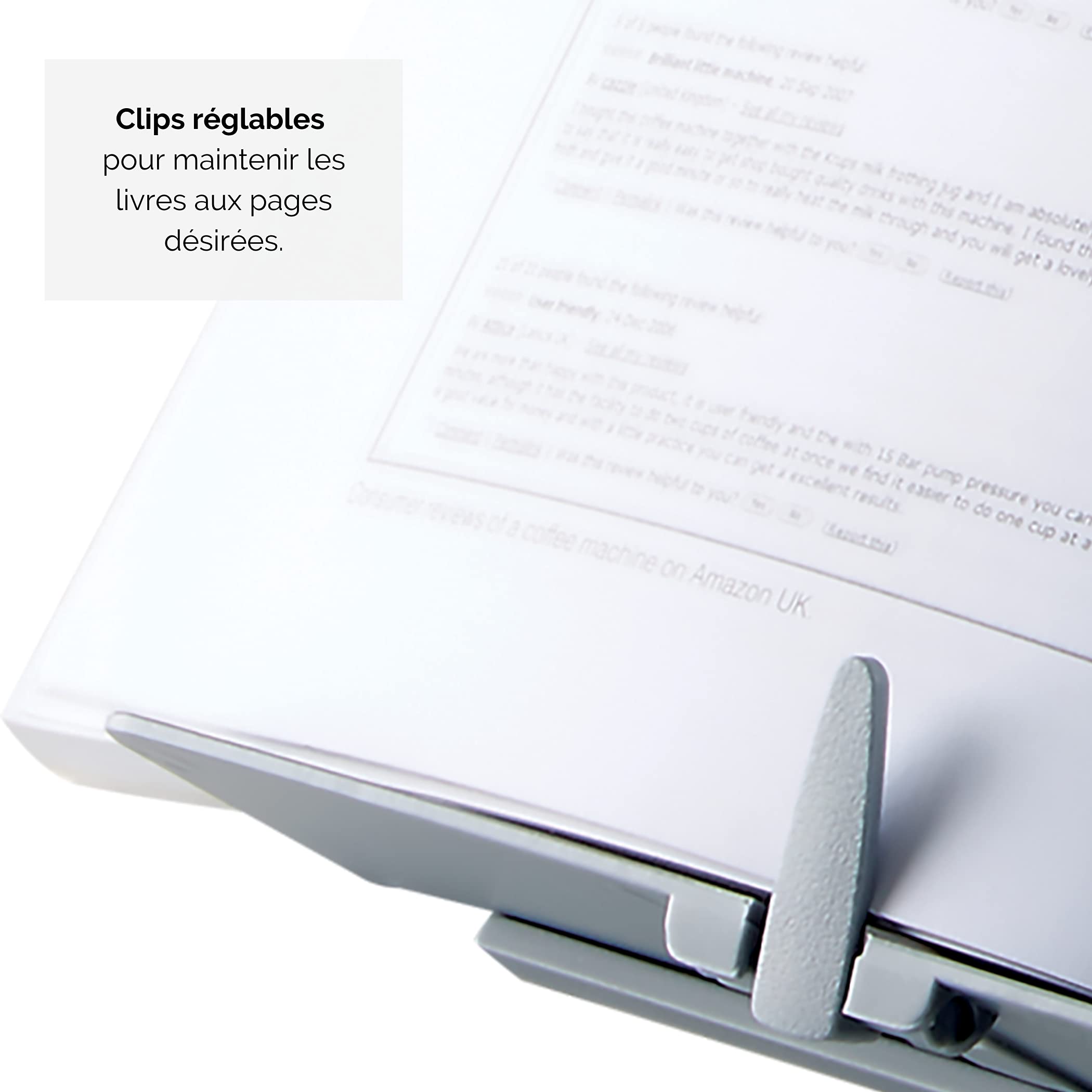 fellowes-booklift-21140-porte-copies-chevalet-argent image 6