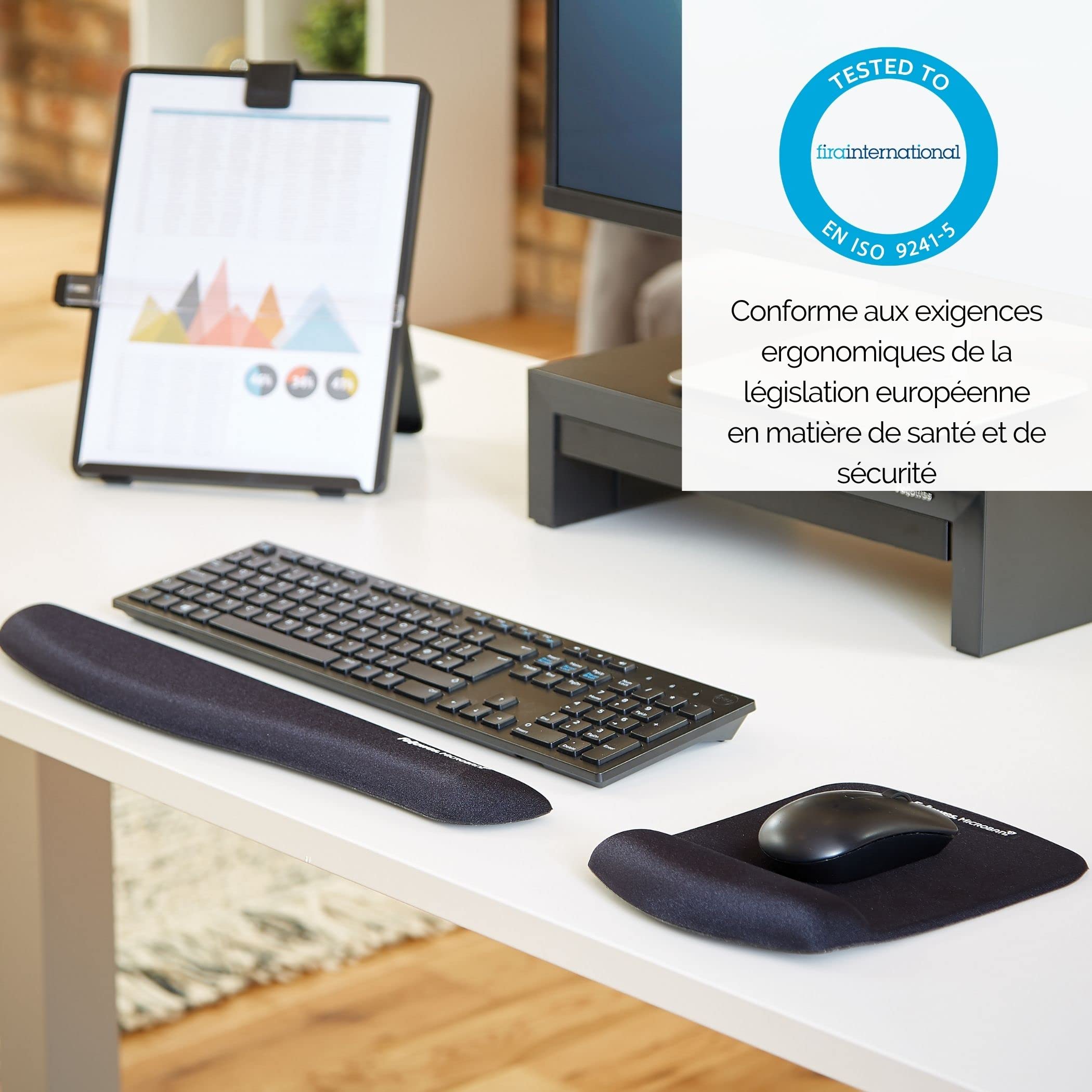 fellowes-plushtouch-tapis-de-souris-repose-poignet-m-moire-de-forme-noir image 6