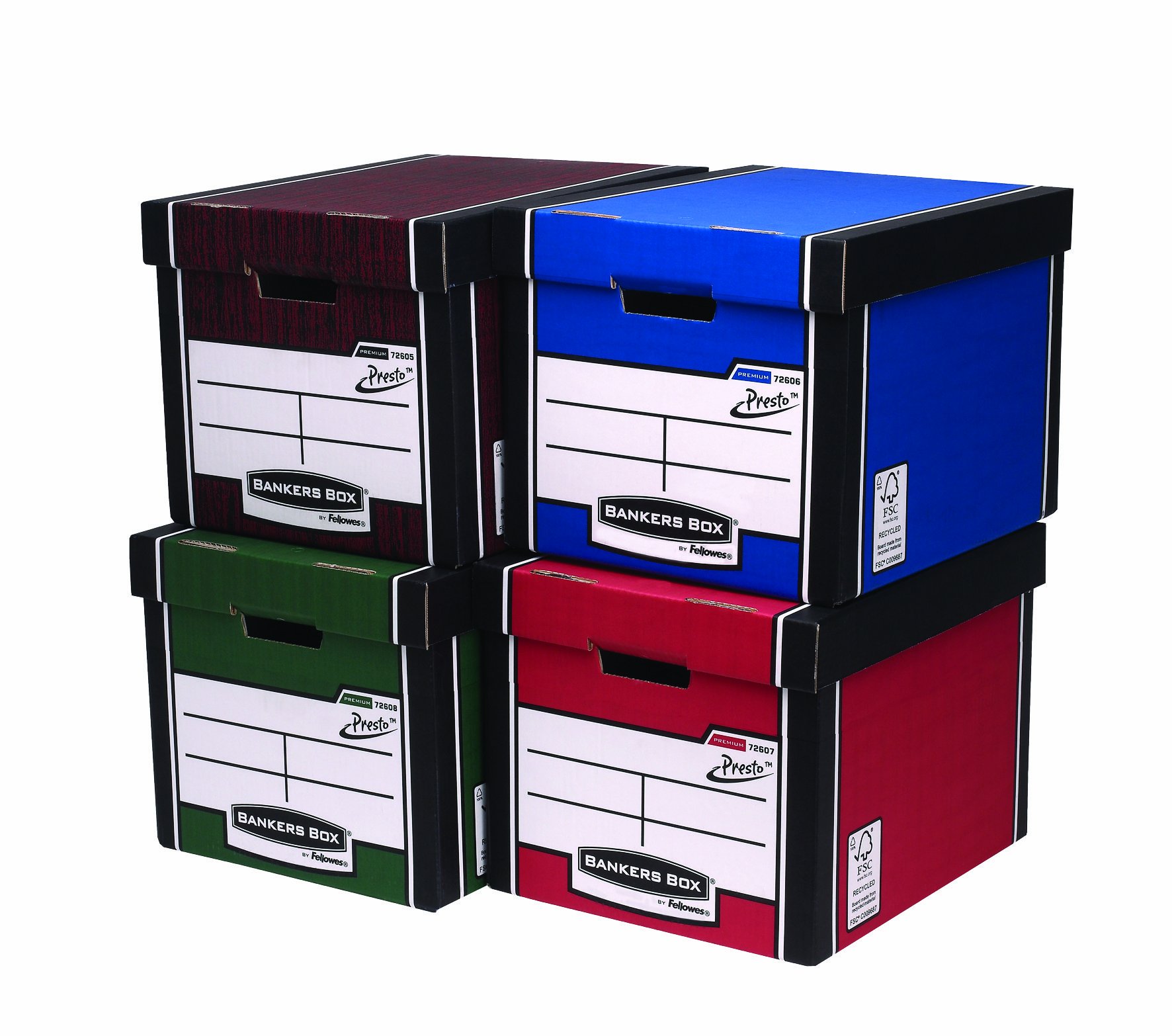 fellowes-bankers-box-presto-bo-tes-archives-vert-lot-de-10-a4 image 4