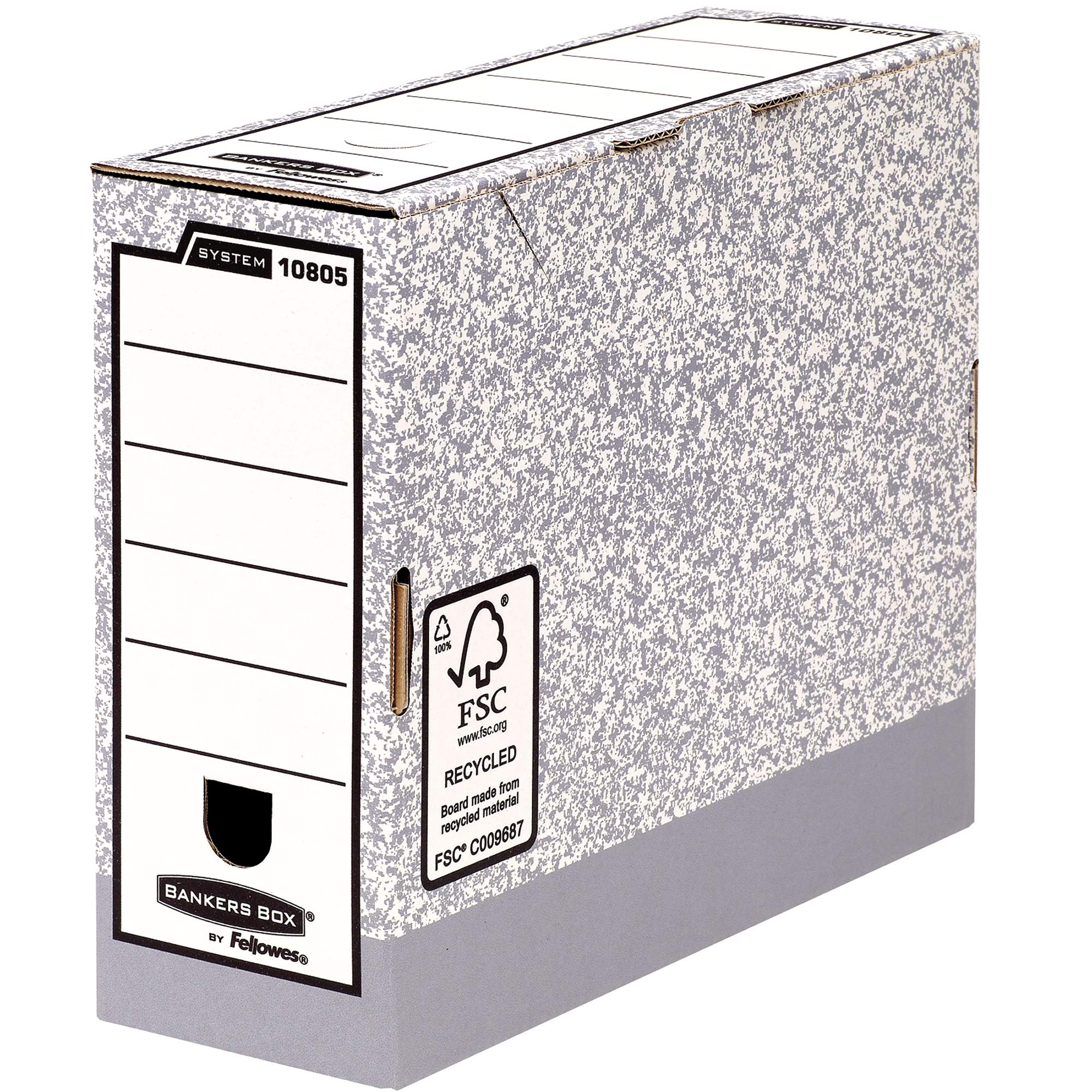 fellowes-bankers-box-system-bo-te-archives-a4-150-mm-blanc-bleu-lot-de-10 image 8