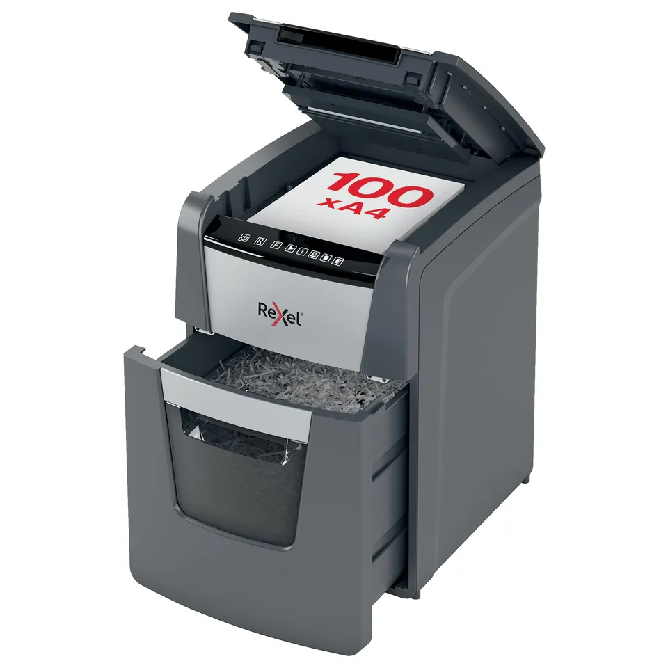 rexel-auto-100x-destructeur-automatique-micro-coupe-p5-100-feuilles-bac-34-l image 1