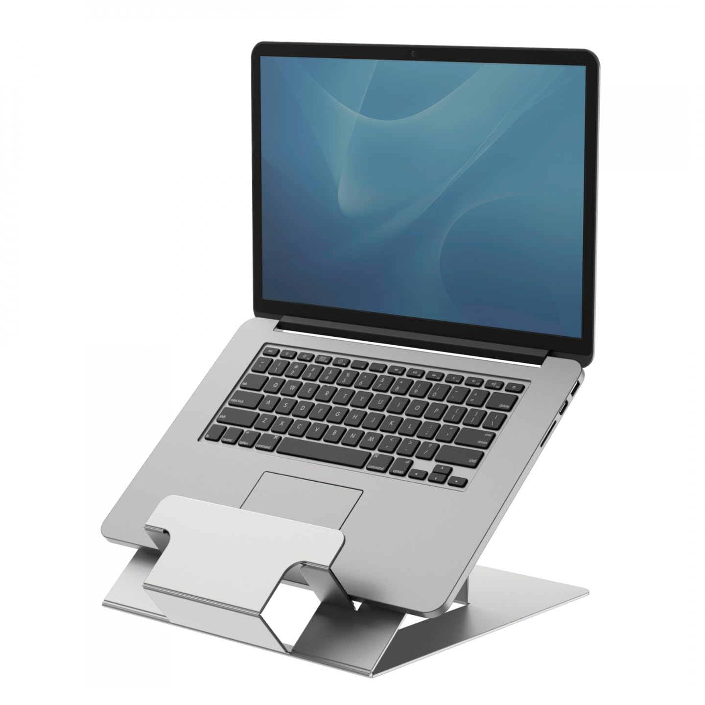 fellowes-hylyft-support-ordinateur-portable-aluminium-6-hauteurs-pochette image 1