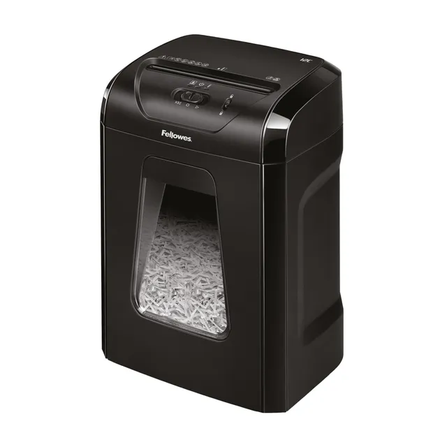 fellowes-12c-destructeur-de-documents-coupe-crois-e-12-feuilles-19l-noir image 1