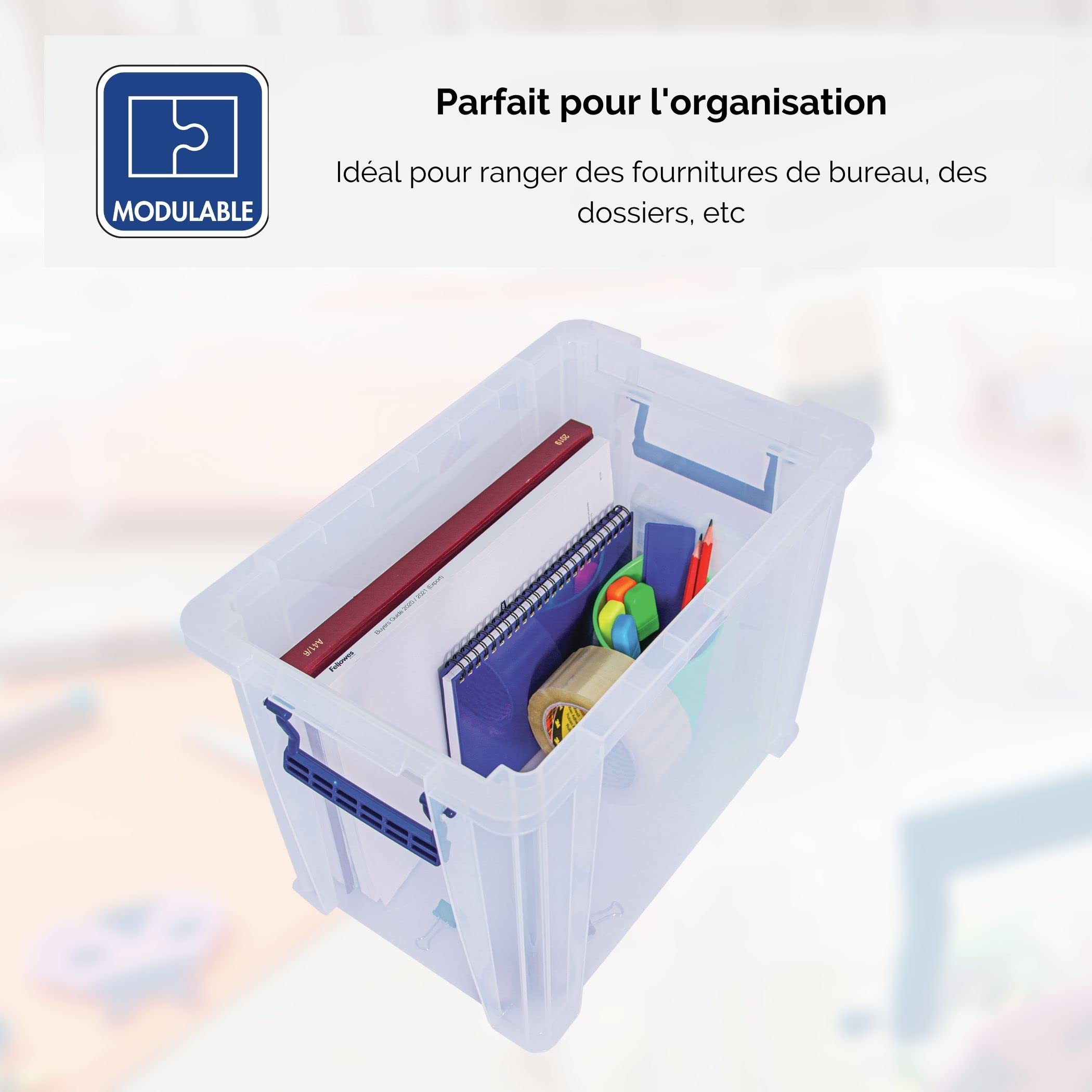 fellowes-bankers-box-prostore-bo-te-de-rangement-18-5-l-transparente image 2