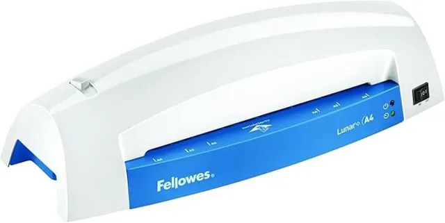 fellowes-lunar-plastifieuse-a4-bleu-pochettes-80-125-microns image 1