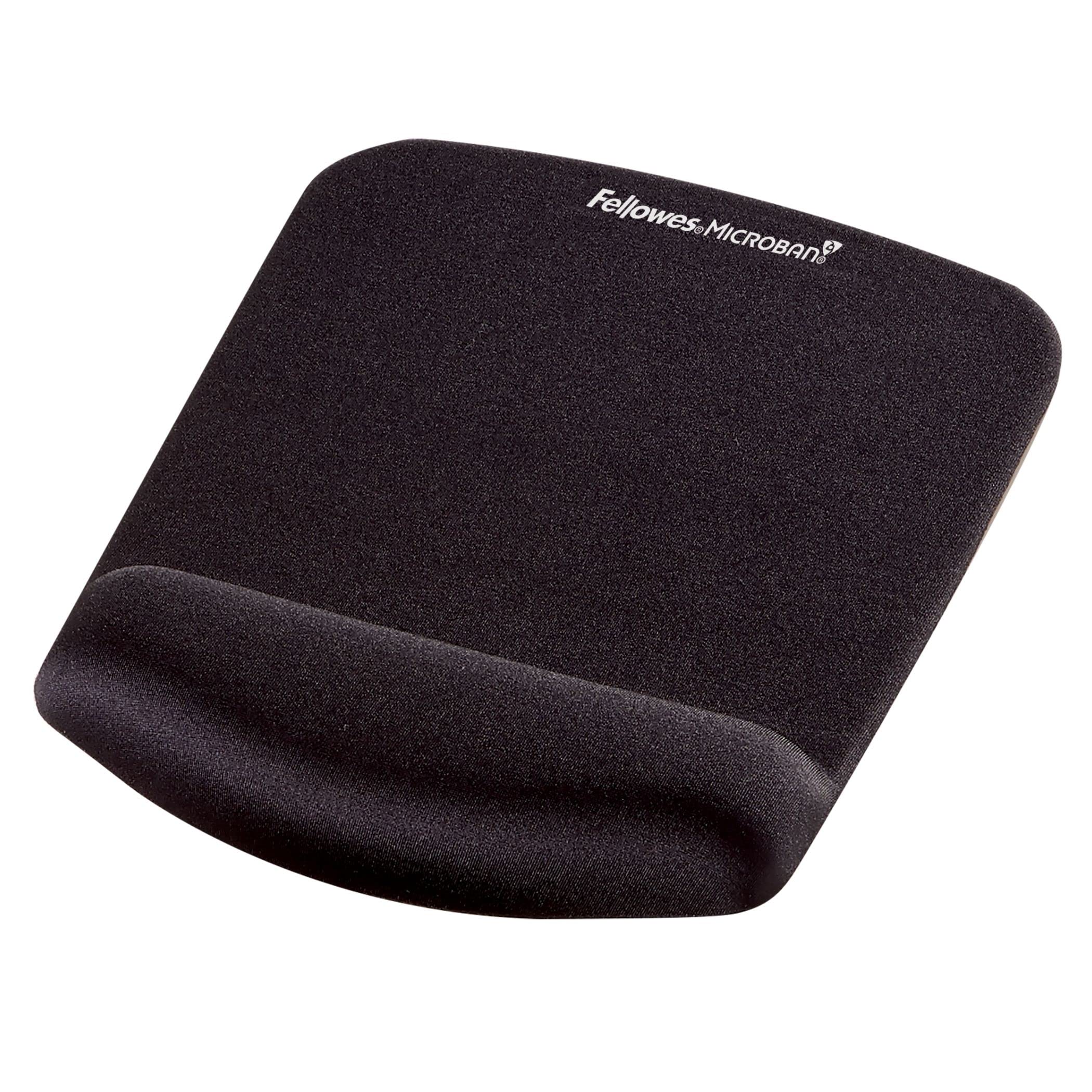 fellowes-plushtouch-tapis-de-souris-repose-poignet-m-moire-de-forme-noir image 1