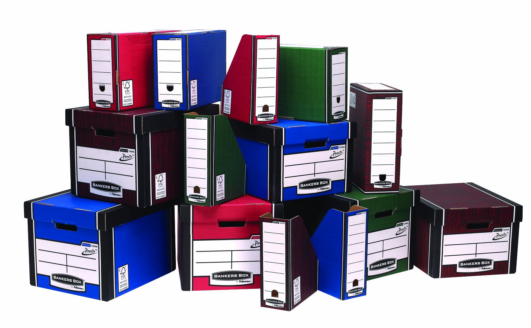 fellowes-bankers-box-presto-bo-tes-archives-vert-lot-de-10-a4 image 5