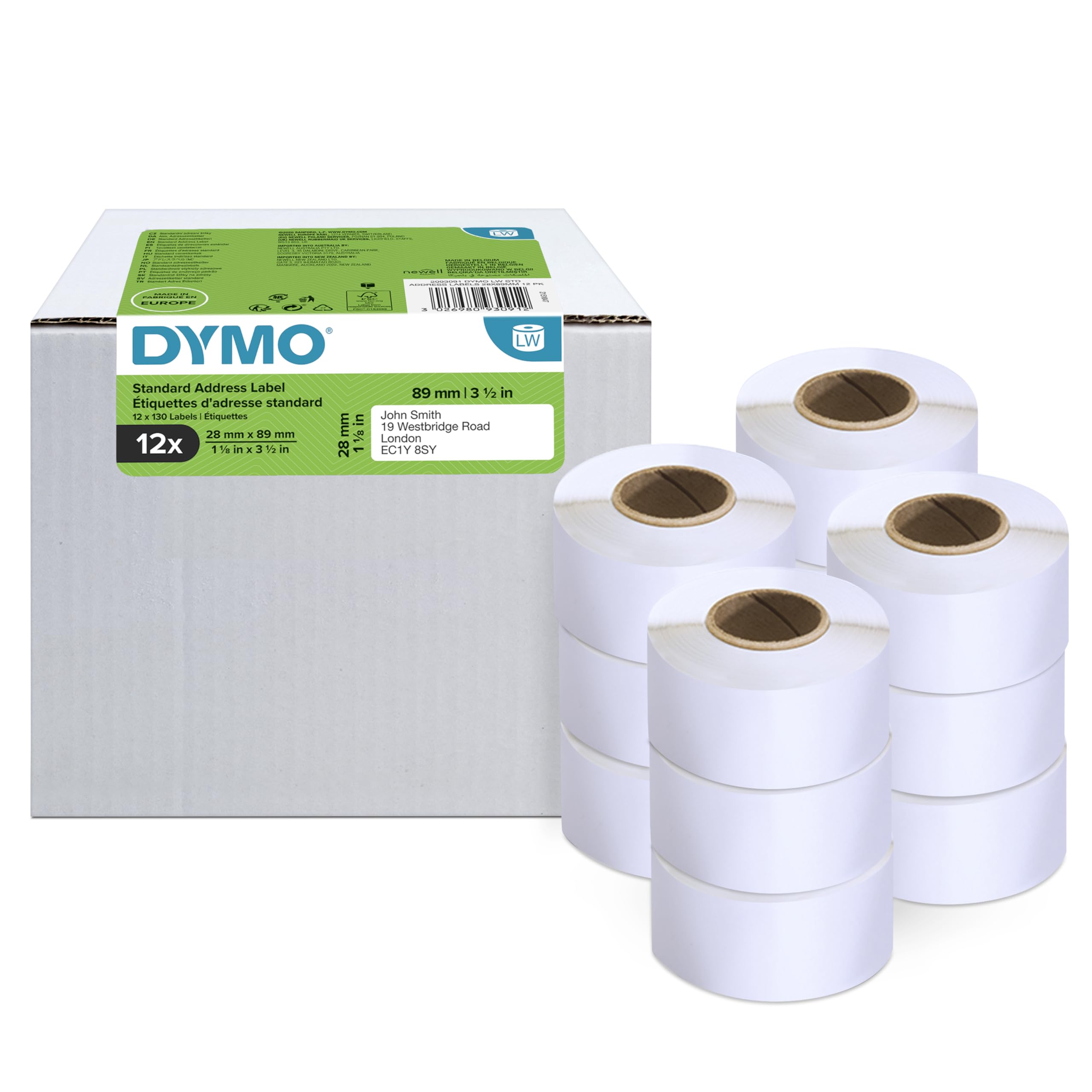 dymo-labelwriter-25-x-54-mm-24-rouleaux-de-260-etiquettes-expedition image 8