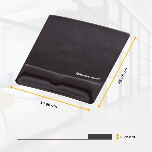 fellowes-health-v-repose-poignet-tapis-de-souris-noir image 4