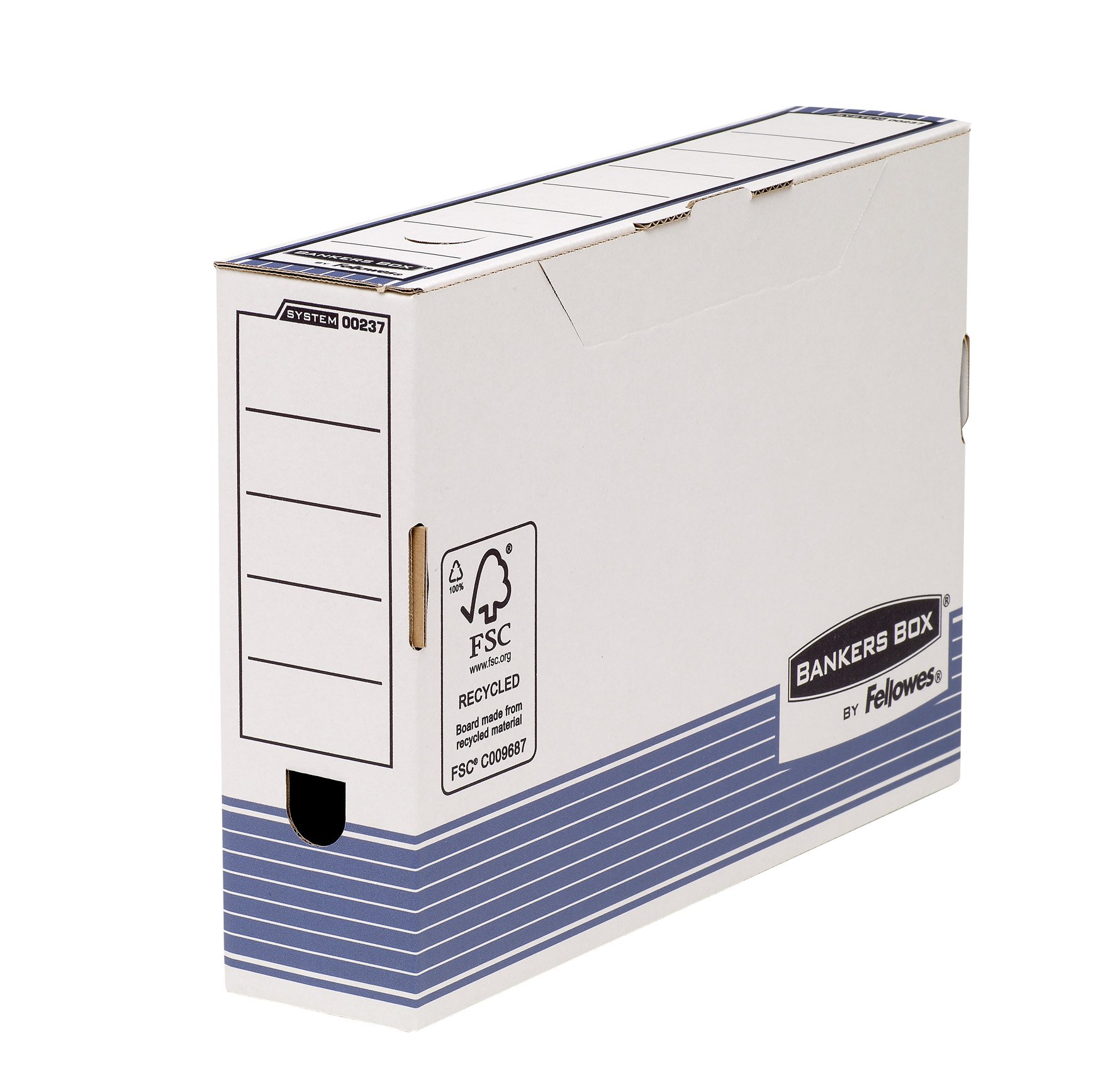bankers-box-by-fellowes-0023701-bo-te-d-archives-folio-dos-8-cm-lot-de-10 image 1