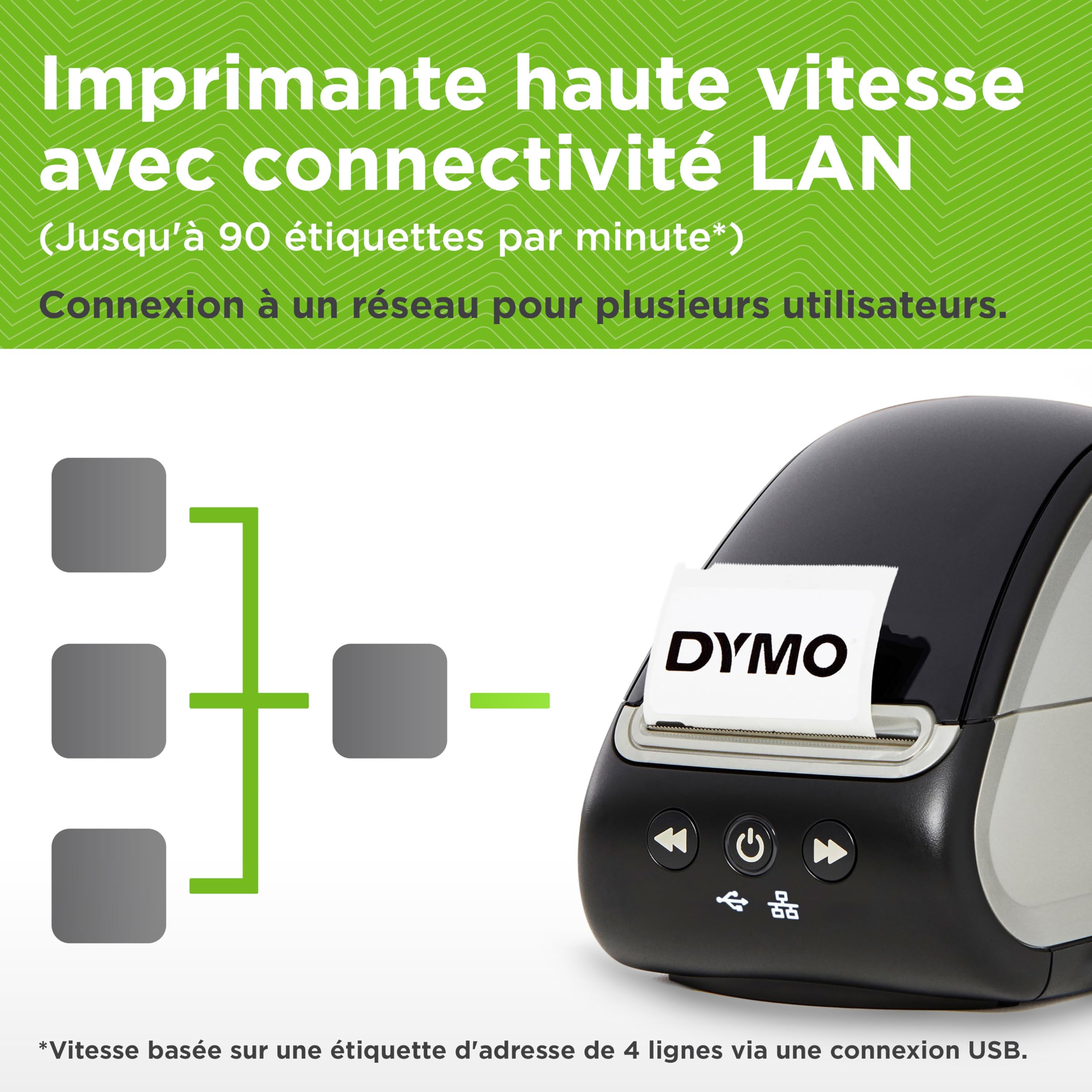 dymo-labelwriter-550-turbo-imprimante-d-tiquettes-thermique-directe-lan-reconnai image 6