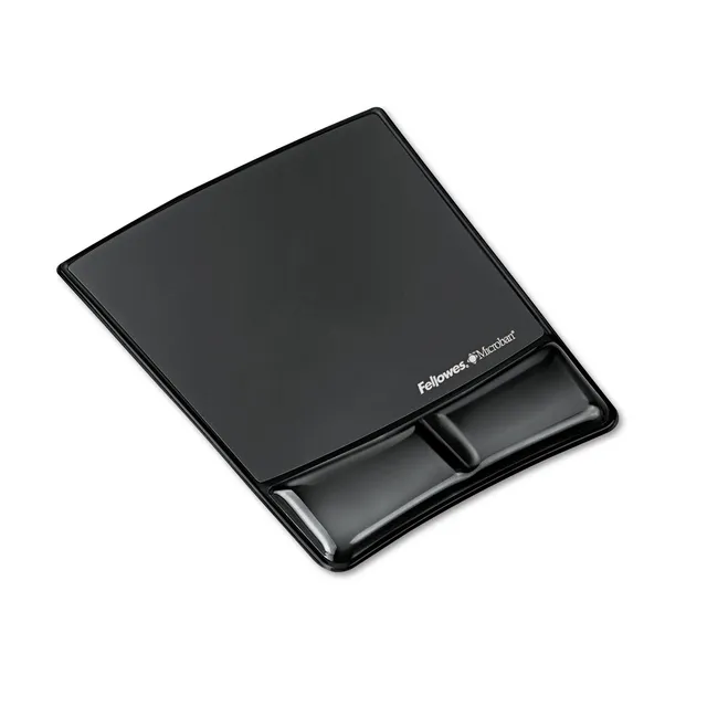 fellowes-health-v-crystal-9182301-tapis-de-souris-ergonomique-repose-poignet-noi image 1