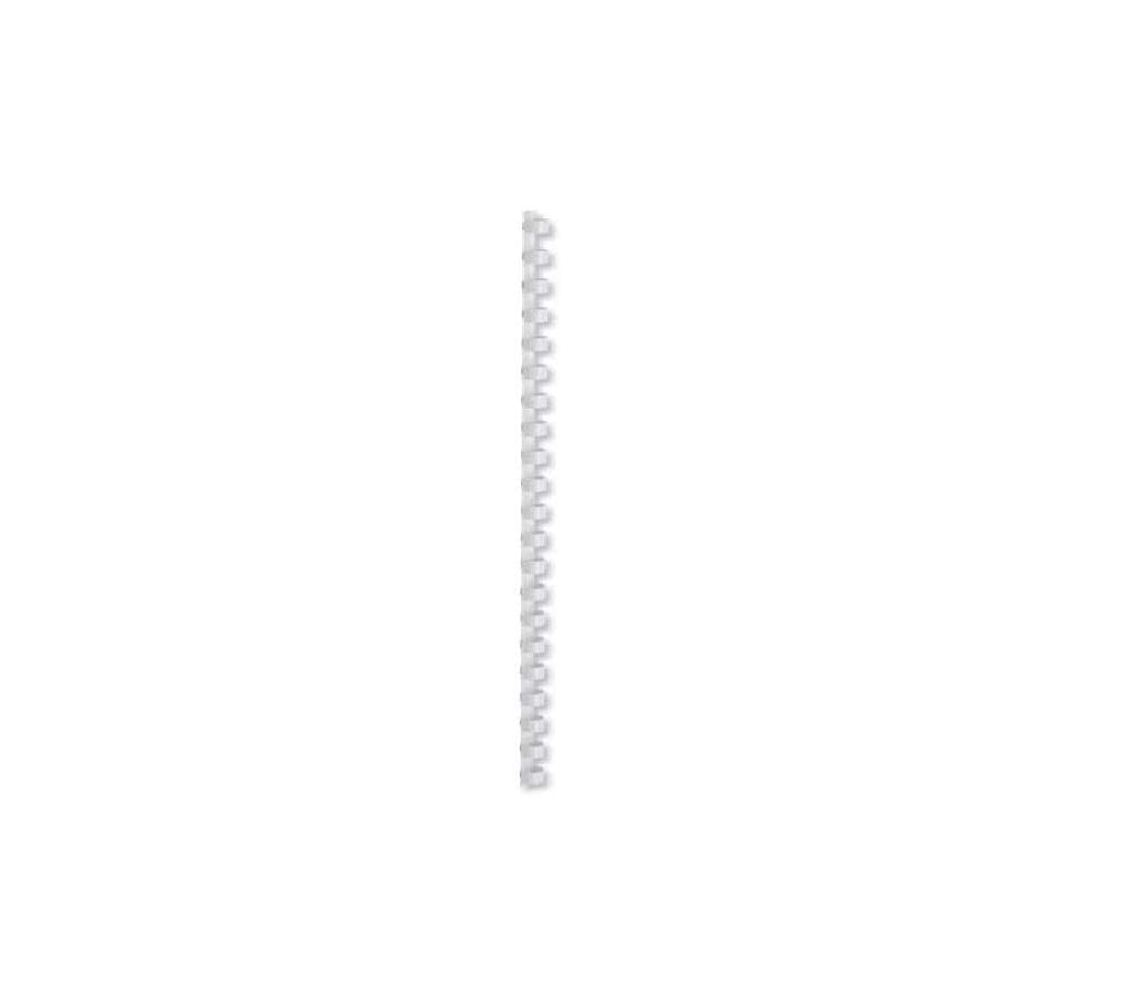 fellowes-apex-peigne-relier-plastique-12-mm-blanc image 1