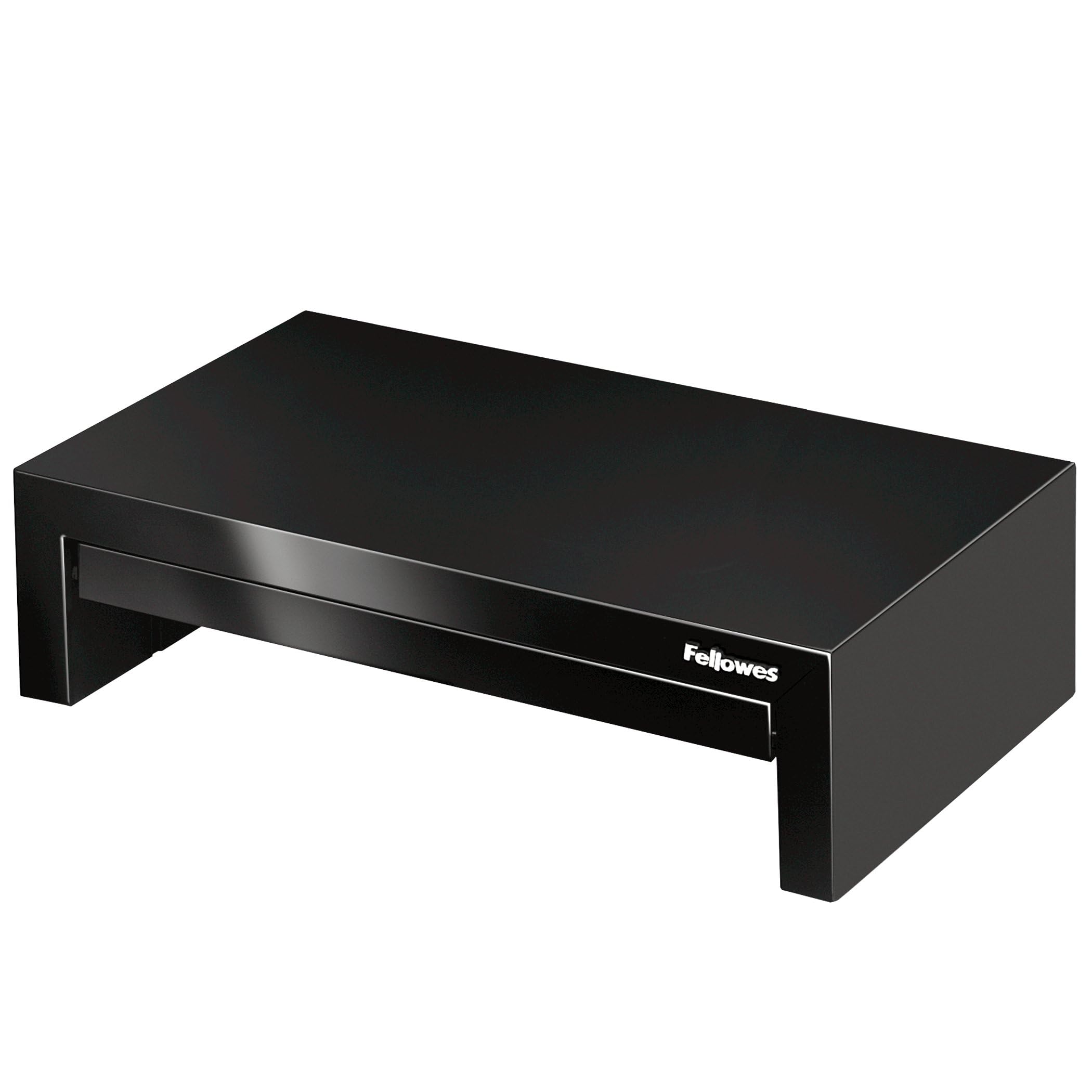 fellowes-designer-suites-support-moniteur-jusqu-21-3-hauteurs-avec-tiroir-noir image 1